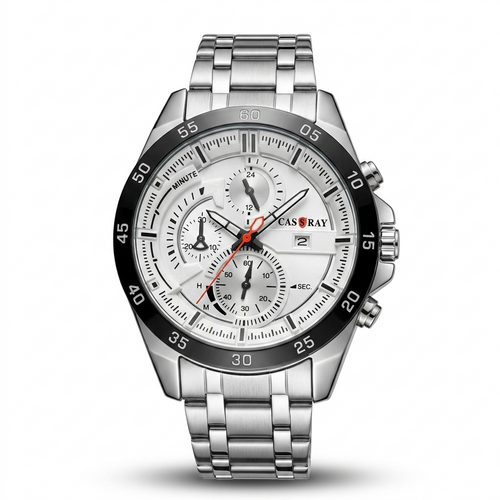 Cassray White Stainless Steel Watch